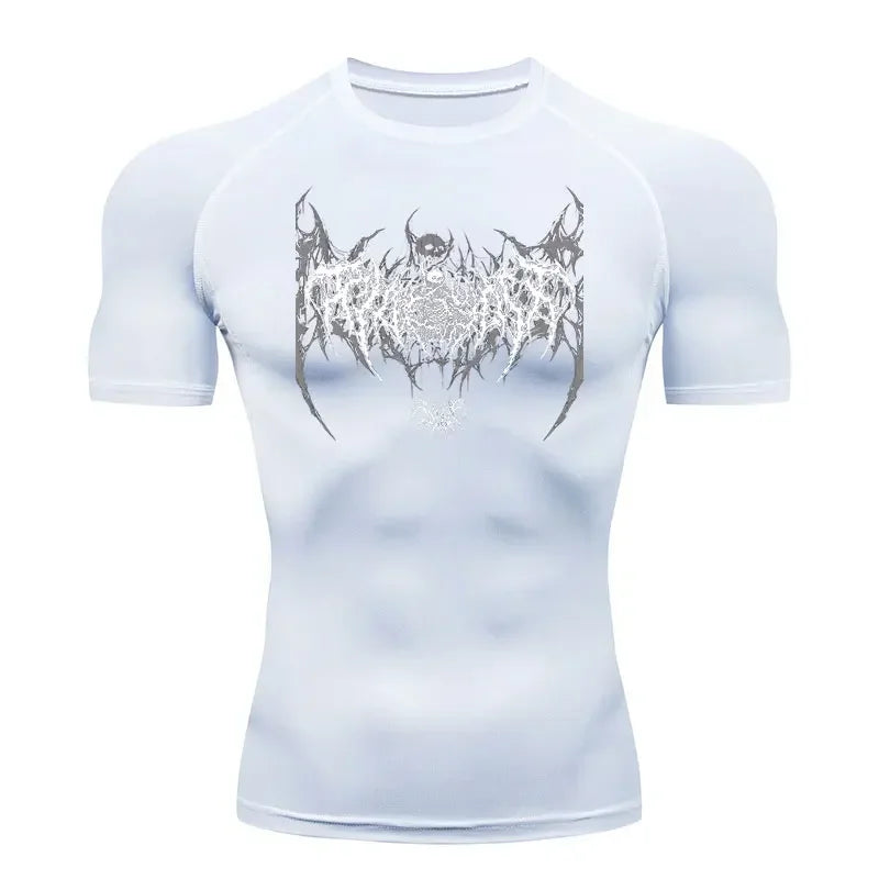 Men's Quick-Dry Compression Gym Tee (S–3XL)