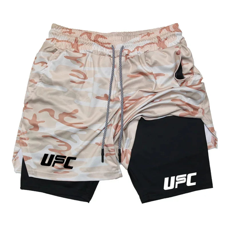 Double Layer Training Shorts – Quick-Dry & Compression Fit