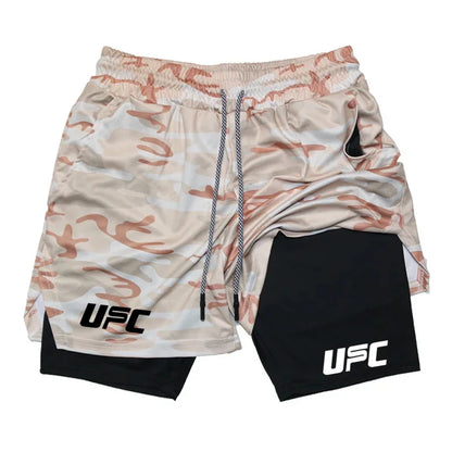 Double Layer Training Shorts – Quick-Dry & Compression Fit