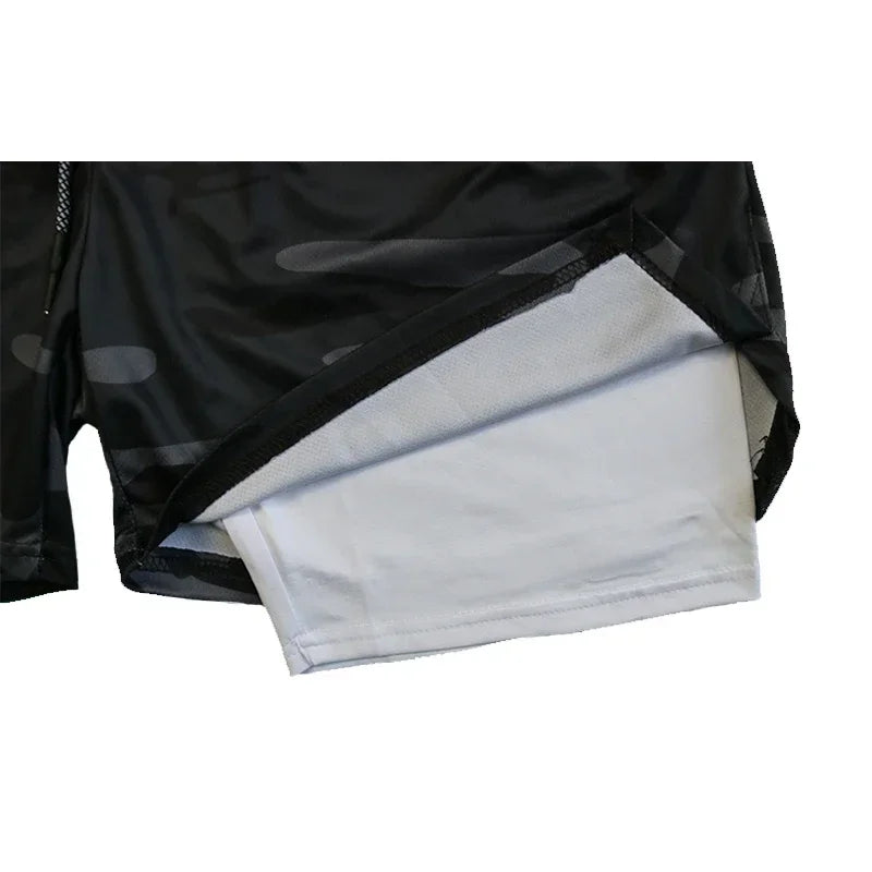 Anime-Inspired Gym Set – Compression Tee & Quick-Dry Shorts (Berserk)