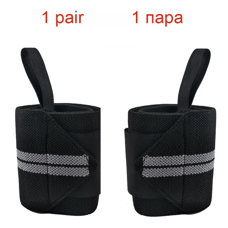 Professional Sports Wristbands – Adjustable Grey Braces