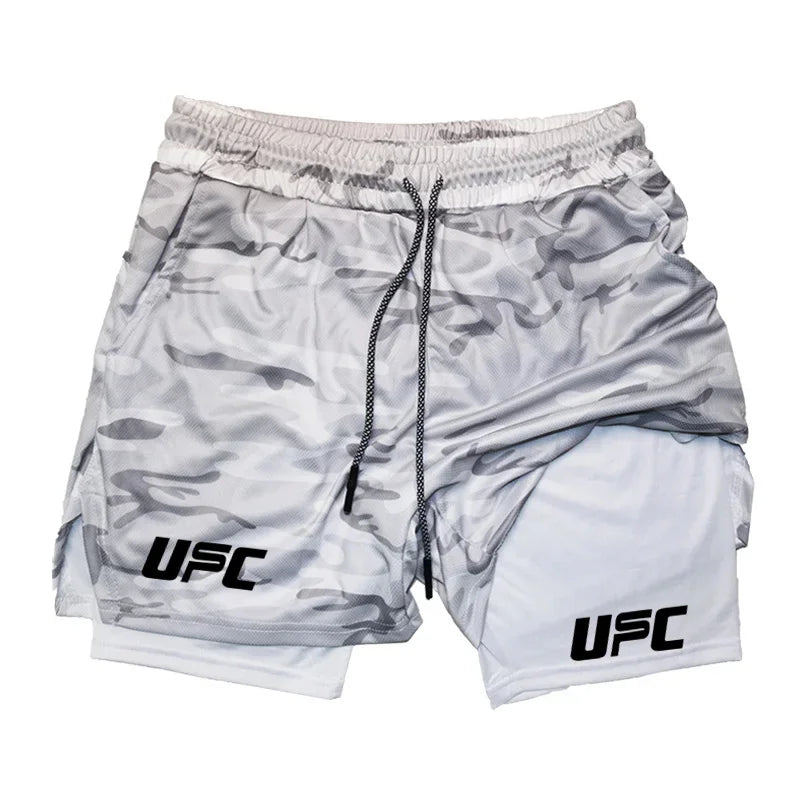 Double Layer Training Shorts – Quick-Dry & Compression Fit