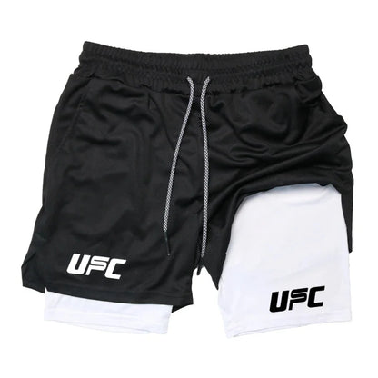 Double Layer Training Shorts – Quick-Dry & Compression Fit