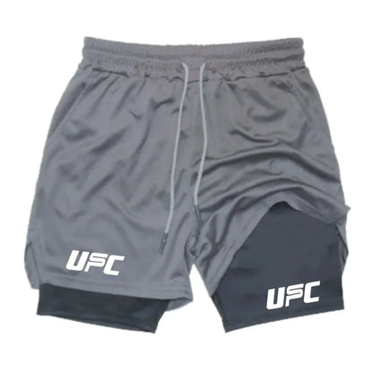 Double Layer Training Shorts – Quick-Dry & Compression Fit