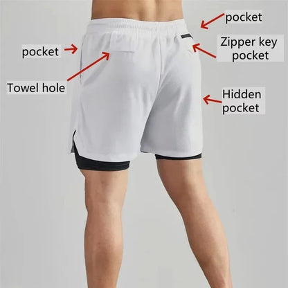 Basketball-Style Running Shorts – Breathable Dual Fit (RL0339)