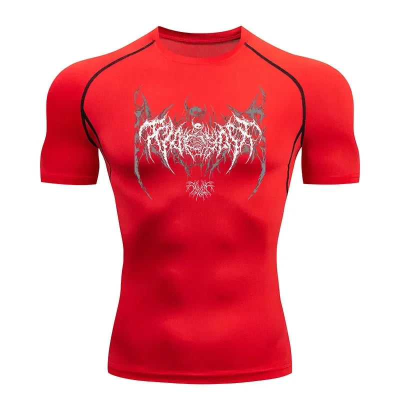 Men's Quick-Dry Compression Gym Tee (S–3XL)