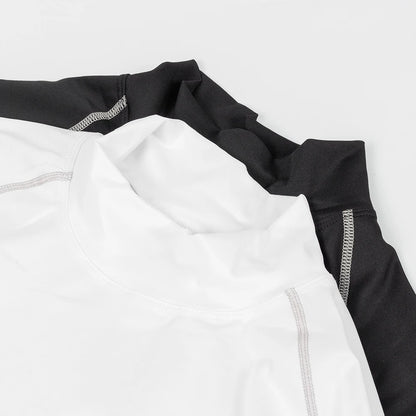 Plain-Quick-Dry Compression Undershirt – Athletic Fit for Men