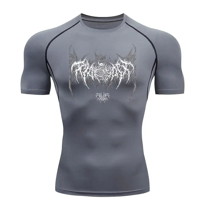 Men's Quick-Dry Compression Gym Tee (S–3XL)