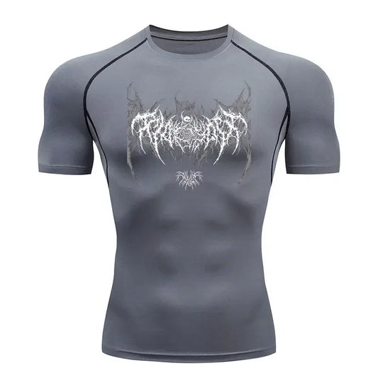 Men's Quick-Dry Compression Gym Tee (S–3XL)